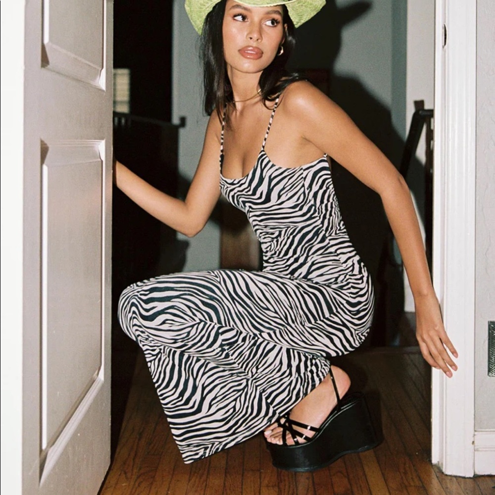 Princess Polly zebra dress